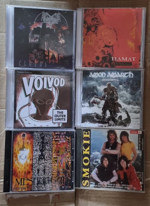 Диски Tiamat Voivod Amon Amarth Smoke