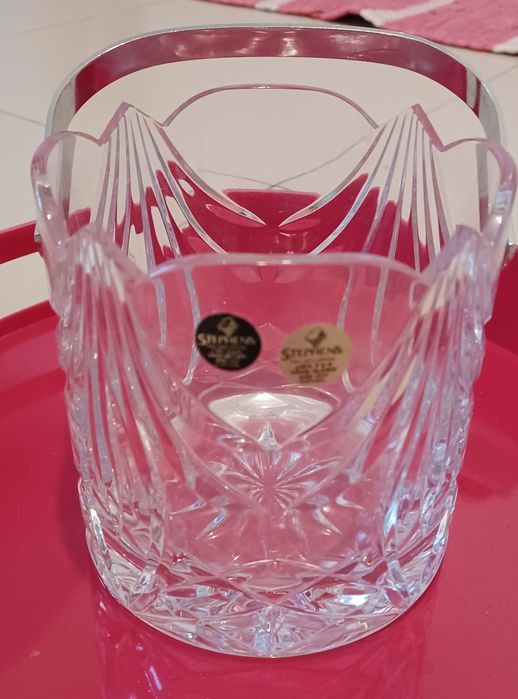 Anjo e Balde de Gelo- Cristal Atlantis + OFERTA