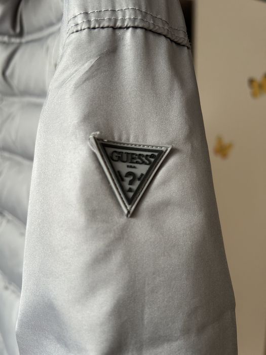 Kurtka płaszcz Guess szara puchowa S/M