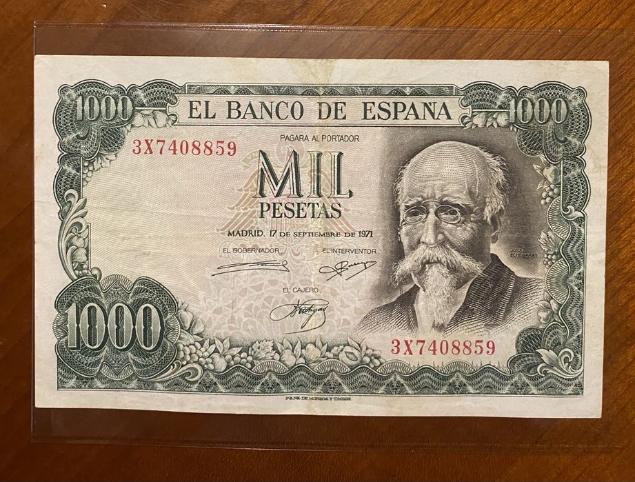 Nota 1574 - Mil Pesetas 1971