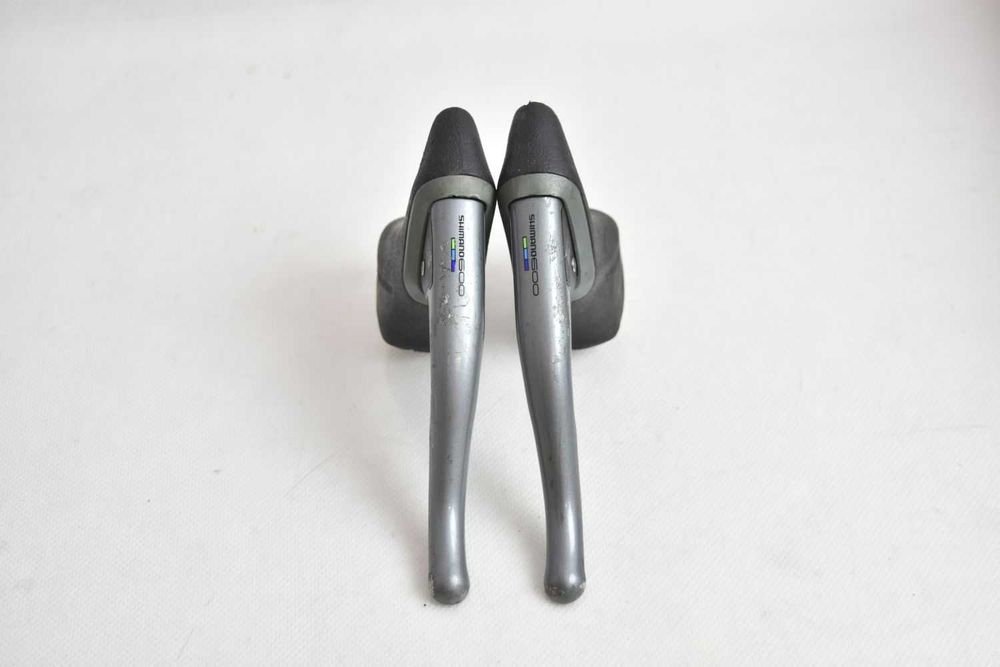 retro klamki hamulcowe SHIMANO 600 tricolor bl-6400 ! Pancerze od góry !