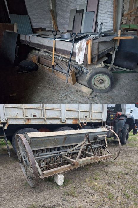 Wóz rolniczy na słomę 5x1.8/  siewnik