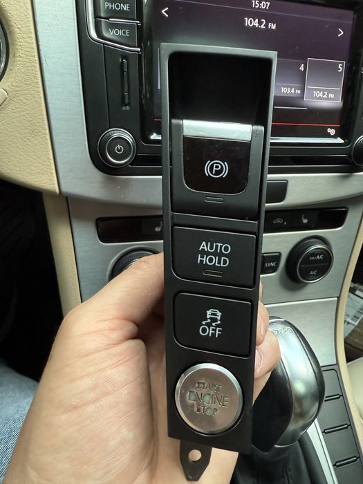 Блок кнопок старт стоп start stop passat cc пассат сс