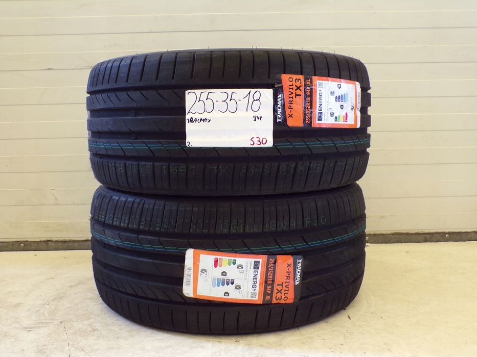 zestaw opon letnich tracmax x-privilo tx3 225 40 18 i 255 35 18 94y