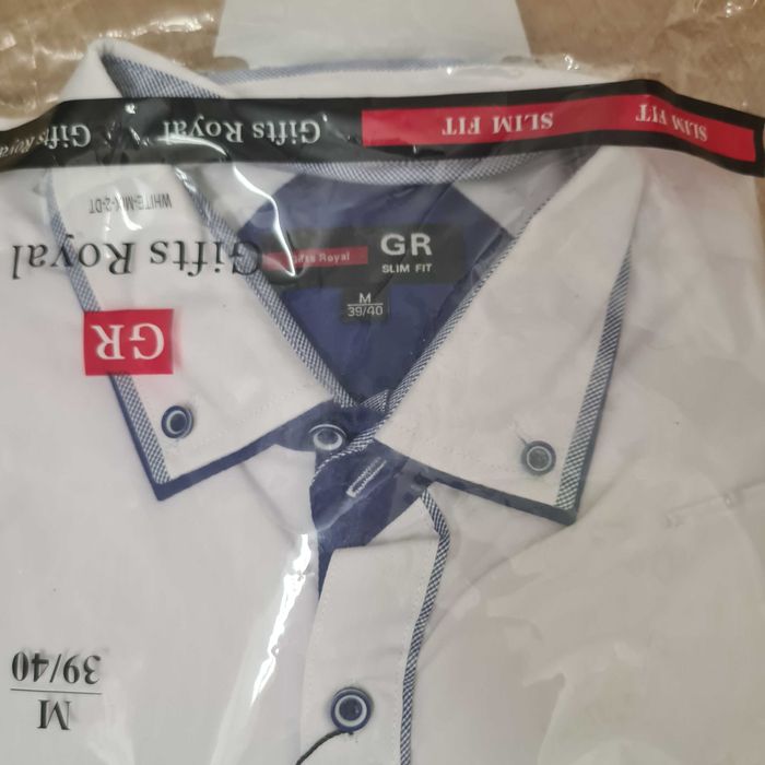 Nowa koszula męska GR Slim Fit M 39/40
