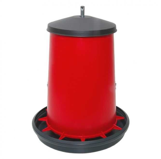 Karmidło, karmnik dla drobiu na pasze 18 kg HELIOS