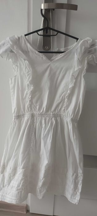 Biała sukienka H&m rozm. 146-152