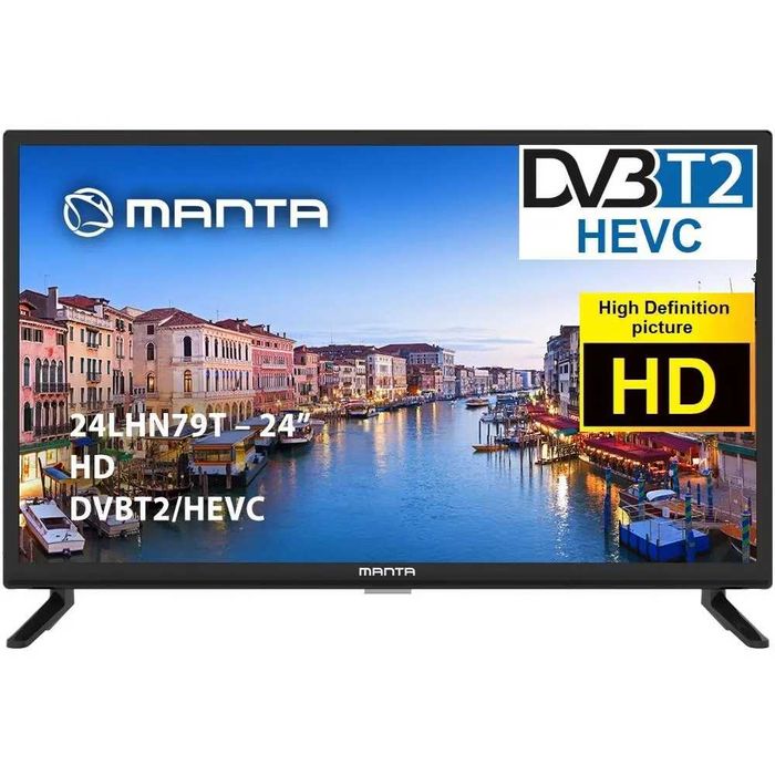 Telewizor 24 cale Manta 24LHN79T LED HD Ready 60Hz DVB-T2