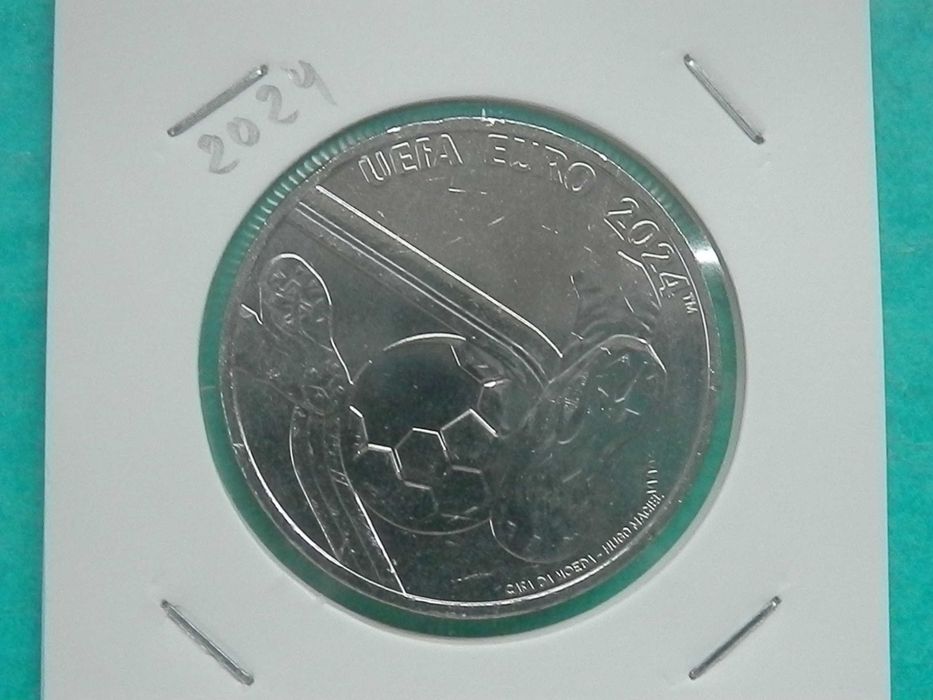 1126 - Euro: 5,00 euros 2024 EURO2024, por 8,00