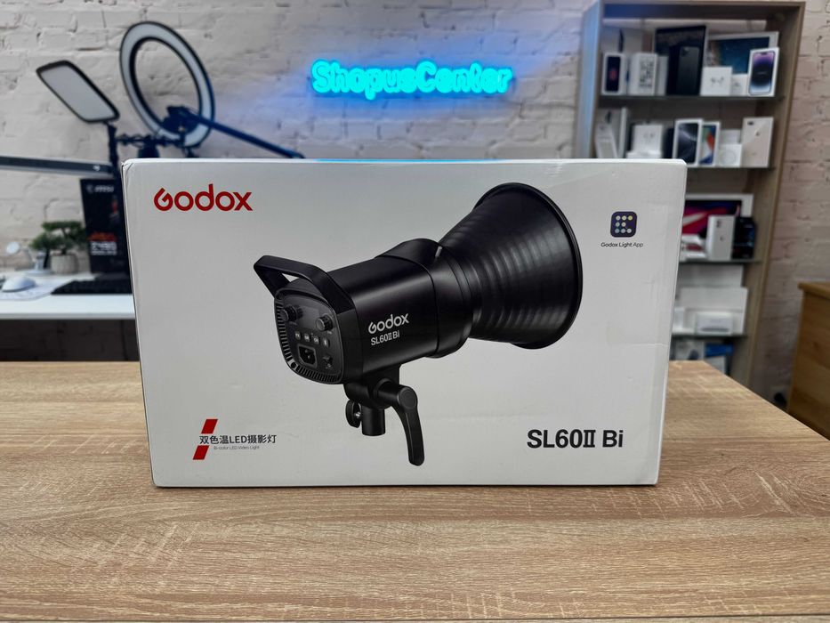 Світло для відеозйомки Godox SL60II Bi COB LED