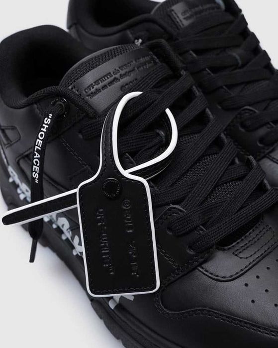 Кросівки Off White Out Of Office 'For Walking' Sneakers Black-White