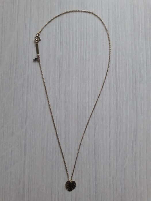 Naszyjnik Animal Kingdom liść monstery