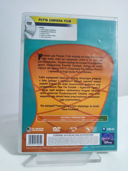 Z teczki pana Dziobaka Fineasz i Ferb DVD