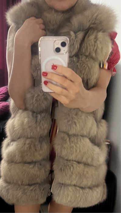 Kamizelka Chloe futro naturalne