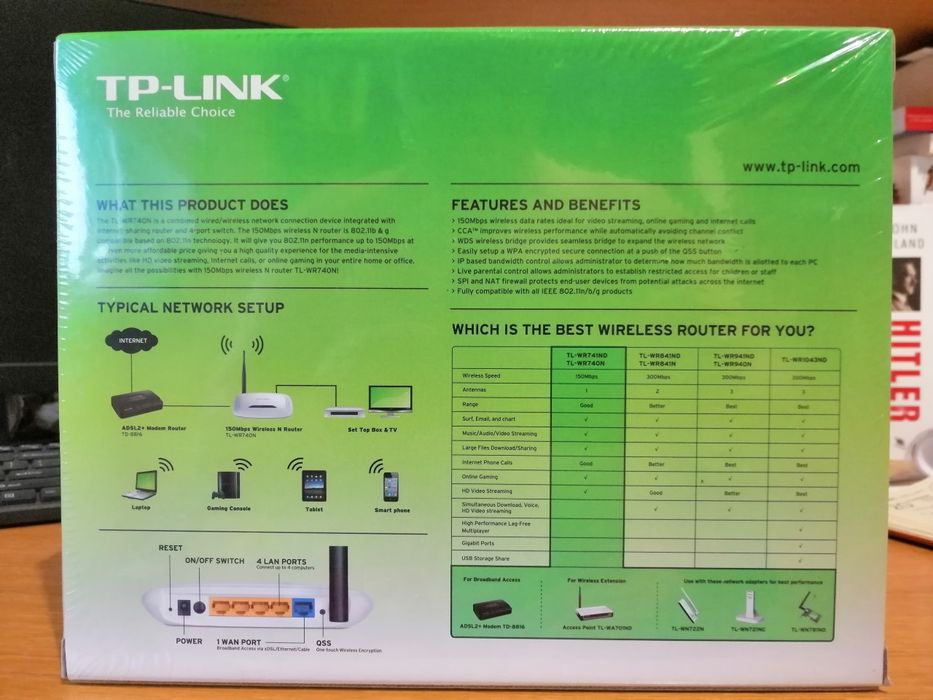 Sprzedam router WiFi TP link TL-WR740N
