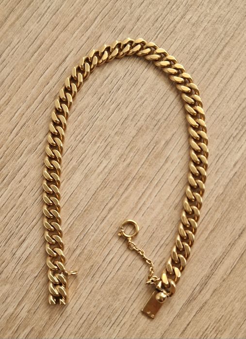 Pulseira em Ouro Malha Barbela 19.2k