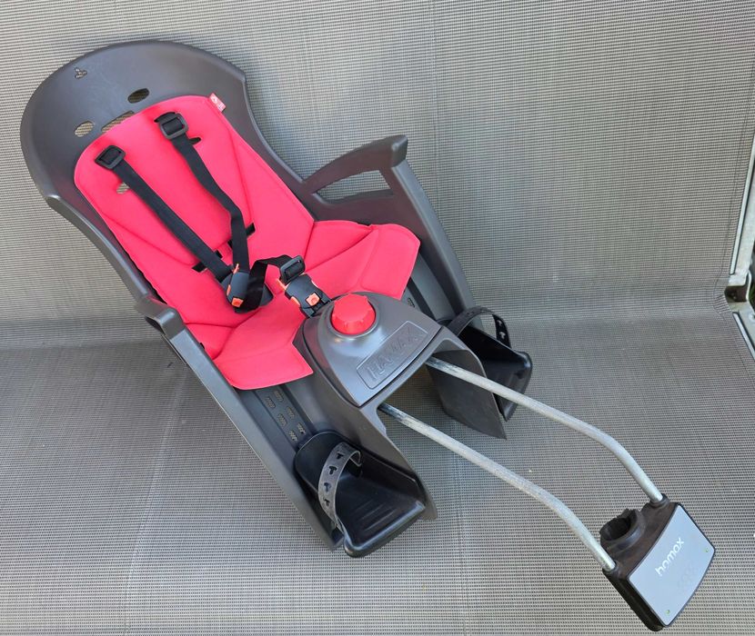 Fotelik rowerowy tylny Hamax Siesta uchylany na ramę pod siodełko