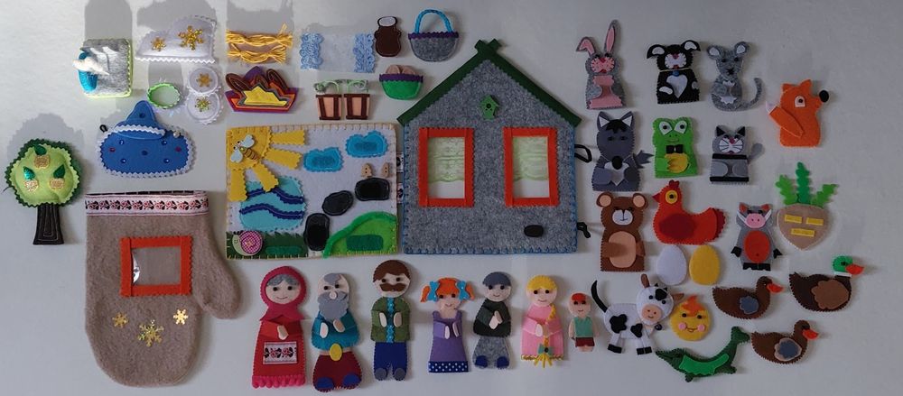 Пальчиковий, ляльковий театр! 8 казочок