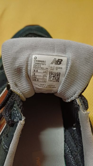 Sapatilhas New Balance 996 "Black Brown"