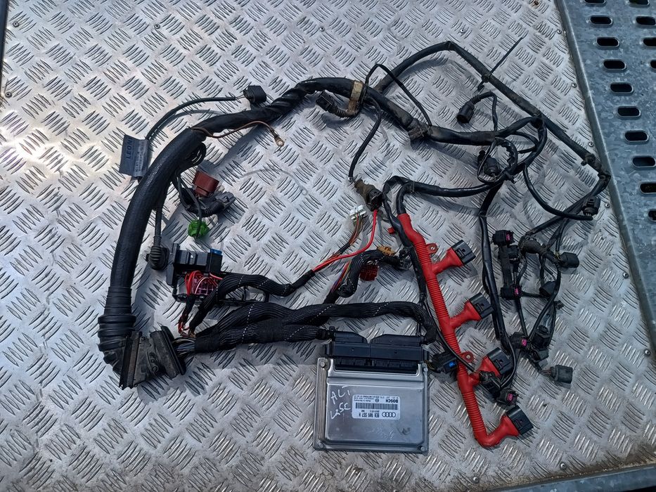 Wiązka instalacja silnika sterownik komputer 2.0 ALT Audi A4 B6 części