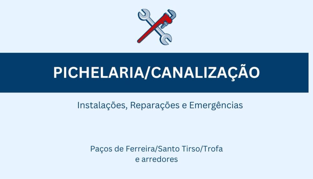 Servicos de pichelaria/ canalizacao