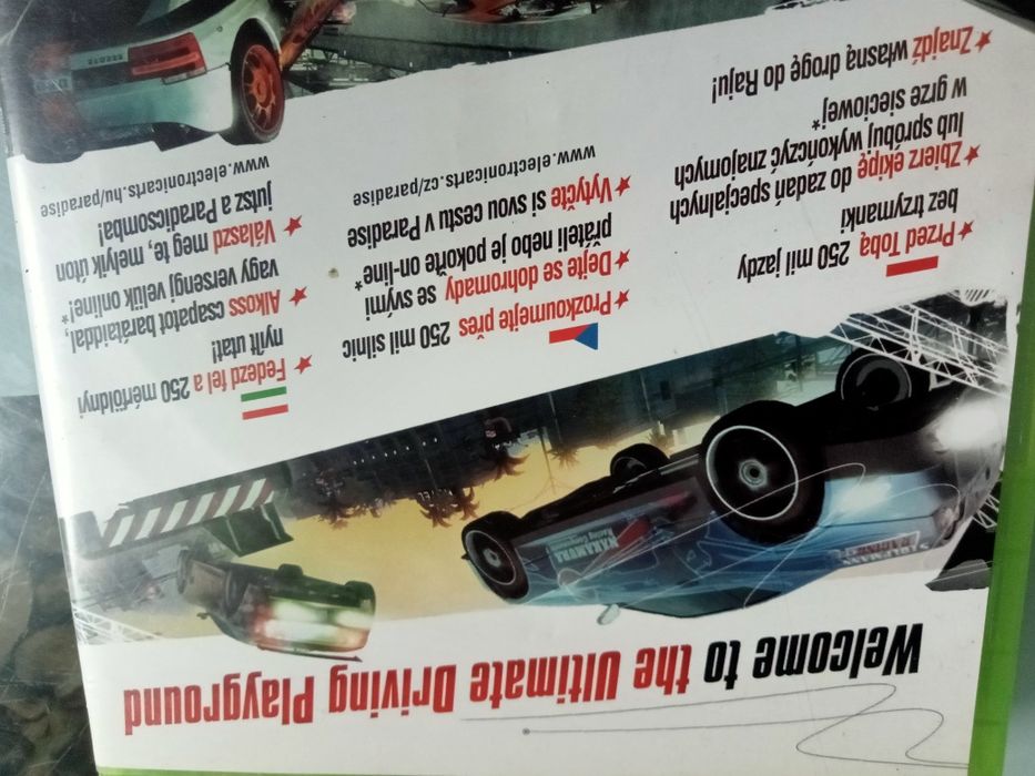 Xbox 360 gra wyścigi samochodowe Burnout paradise PL super gierka
