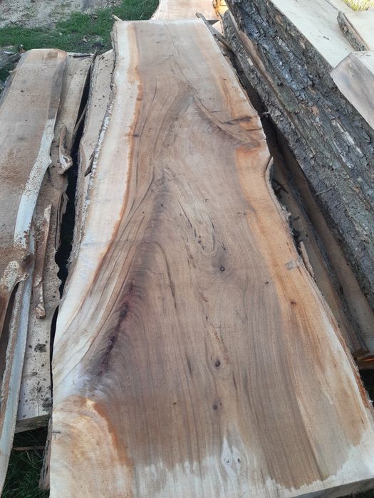 Deski blaty wiązowe 6cm 3cm PIĘKNY RYSUNEK