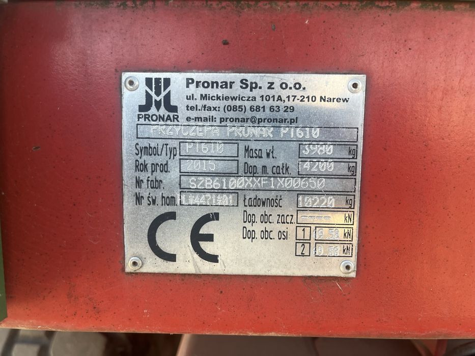 Przyczepa pronar