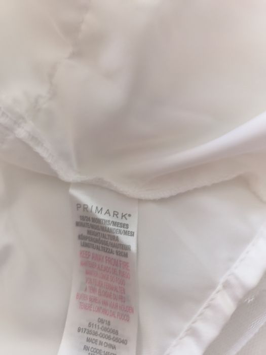 Vestido cerimónia menina 12 a 24 meses