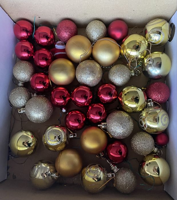 Zabawki bombki ozdoby na choinkowe