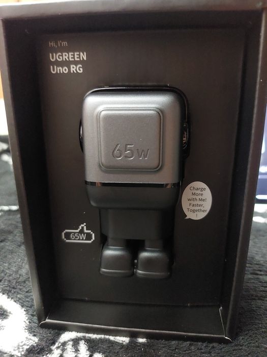 Ładowarka sieciowa UGREEN Uno RG Robot GaN 65W NOWA