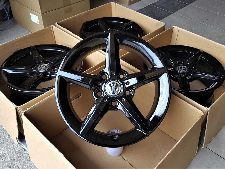 Alufelgi 16 5x120 Czarne VW T5 T6 Transporter Multivan FV23% 306#