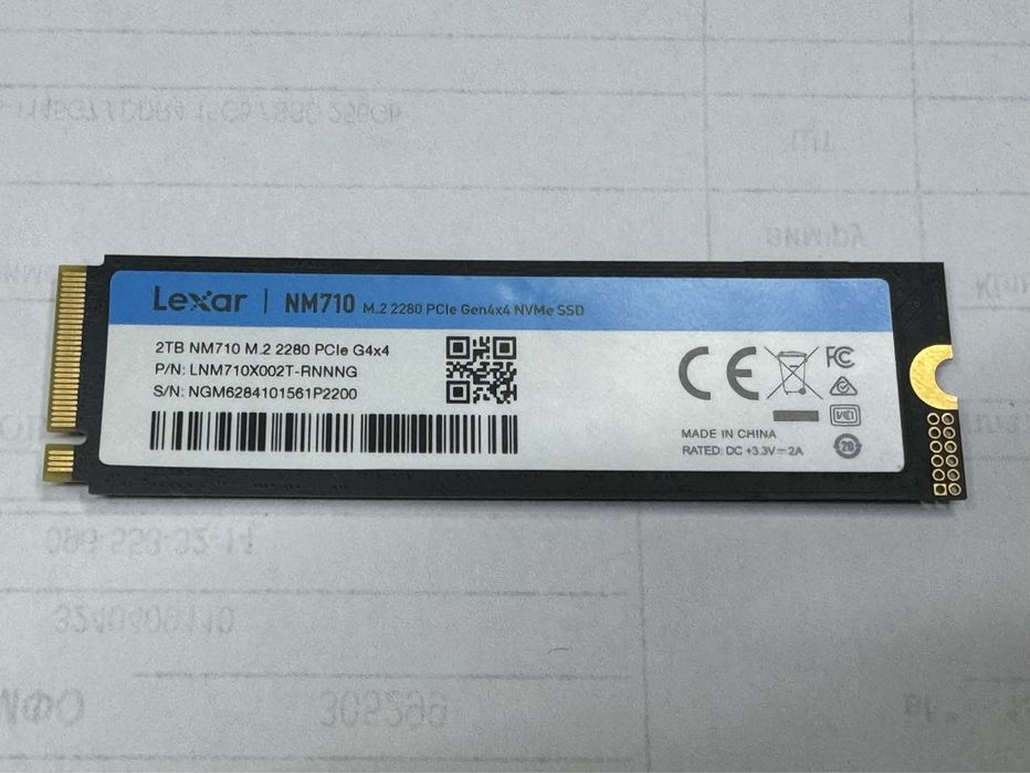 SSD диск Lexar NM710 2TB M.2 2280 NVMe PCIe 4.0