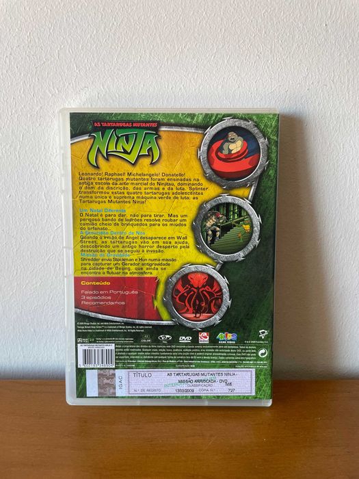 ᴾᵀ Tartarugas Ninja : Missão Arriscada #5 [2009 DVD]