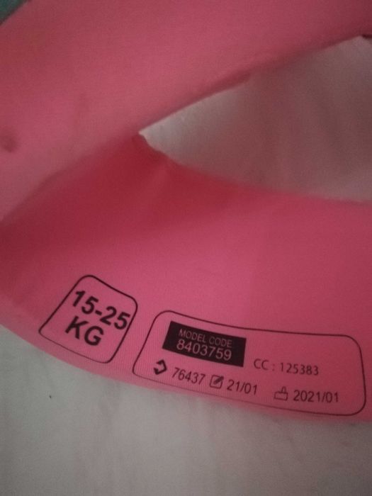 Colete de Natação SWIMVEST+ Azul-rosa- 15-25 kg