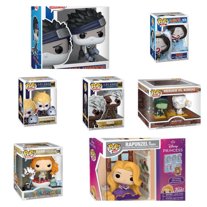 Funko фанко фігурка фигурка наруто ван пис рапунцель аркейн хантер