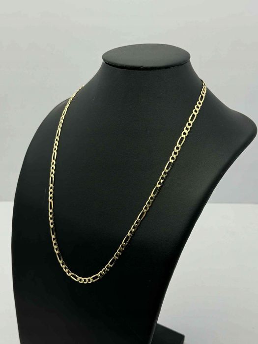 Złoty Łańcuszek Figaro 60cm 17.93G P585