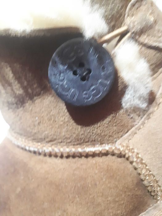 Угги ugg Australia w7 стелька 23 см 36 37 размер кожа мех ботинки