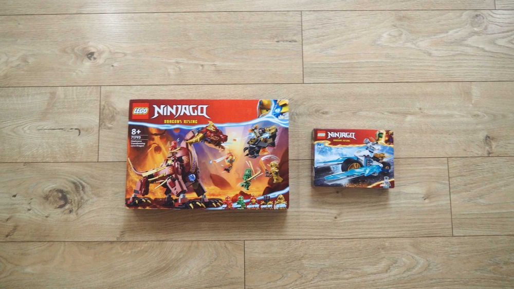 NOWY Zestaw 2 szt,LEGO Ninjago Lawowy smok 71793 i 71816 motocykl