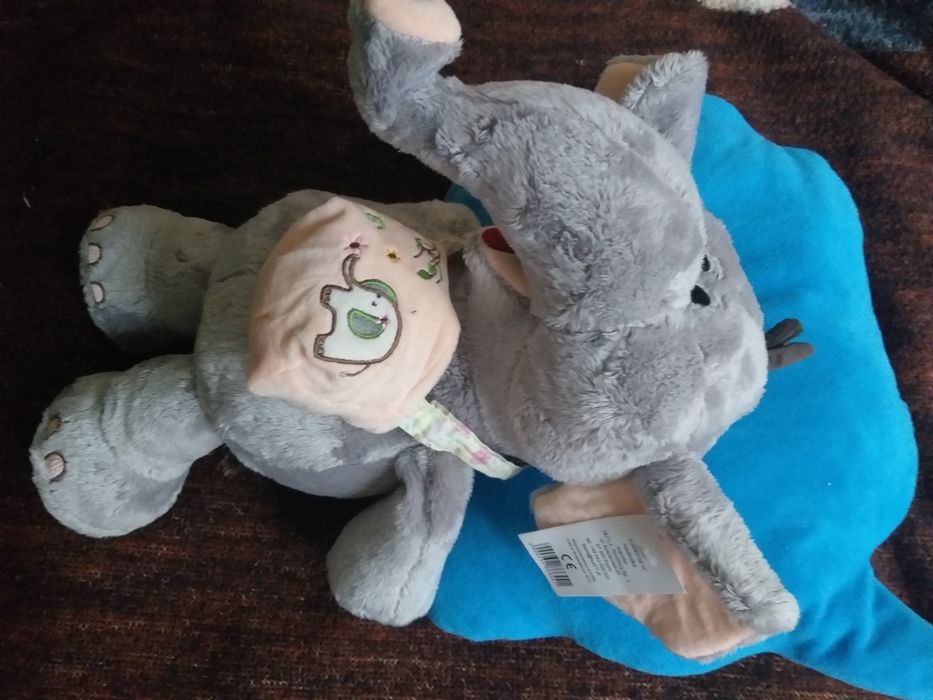 NOWY pluszowy słoń na prezent na święta