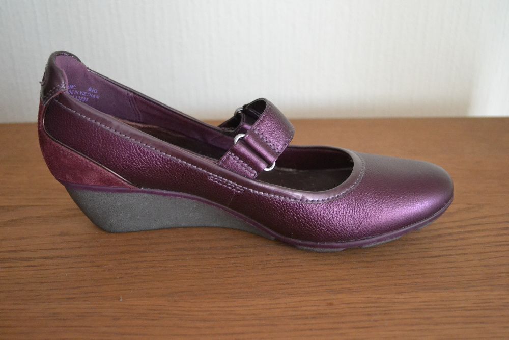 Clarks skórzane buty roz 40