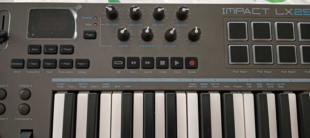 Piano Midi Nektar lx25+