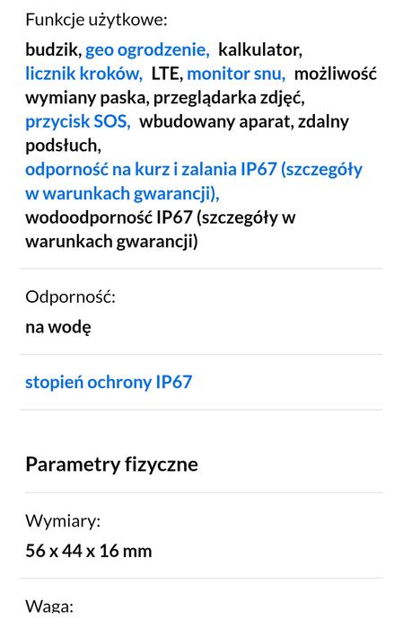 Garett Kids Cute 4G, 56mm LTE, GWARANCJA