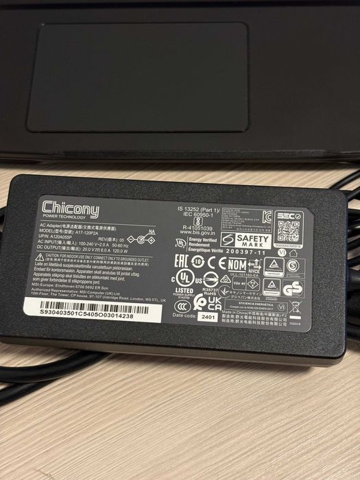 Ігровий ноутбук MSI Thin GF63 / i5-12450H / RTX 3050 / 16GB RAM / 512GB SSD