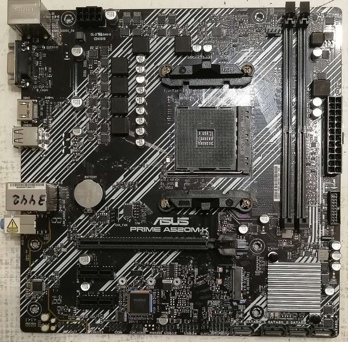 Материнська плата Asus prime A520m-k