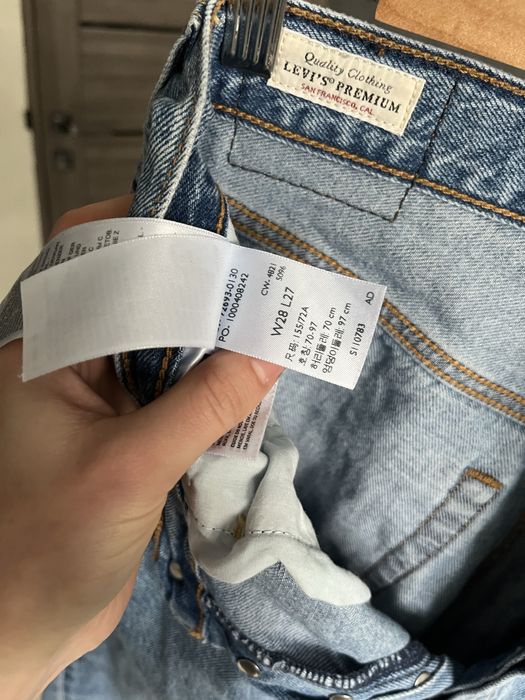 Джинси levis ribcage straight ankle широкі 28*27 прямі