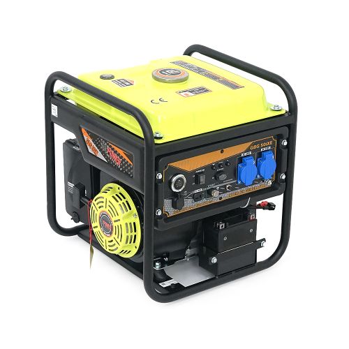 Генератор інверторний Бензиновий Genpower GBG 50IXE 3.6kW (5kVA), однофазний, 230V, 50Hz, DC12V. об'єм 15.0л. АКБ у комплект не входить, 465*445*