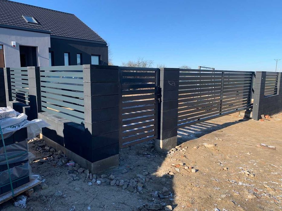 Ogrodzenia palisadowe / bramy dwuskrzydłowe/ bramy przesuwne / furtki