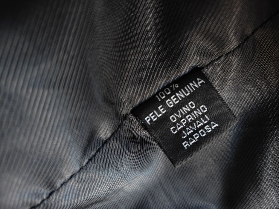 casaco 100% pele genuína como novo homem L