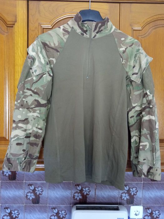 Camisola militar UBAC Shirt Under Body Armour Combat MTP OD Exército Britânico